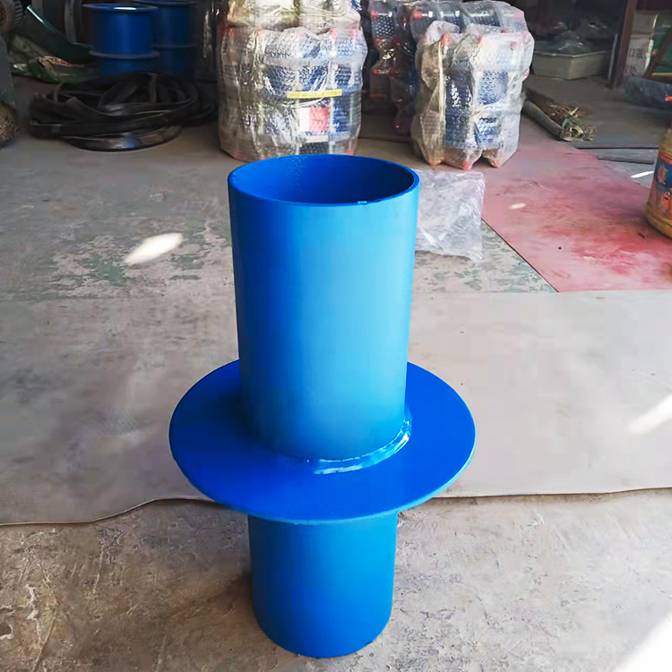 剛性防水套管與管道連接