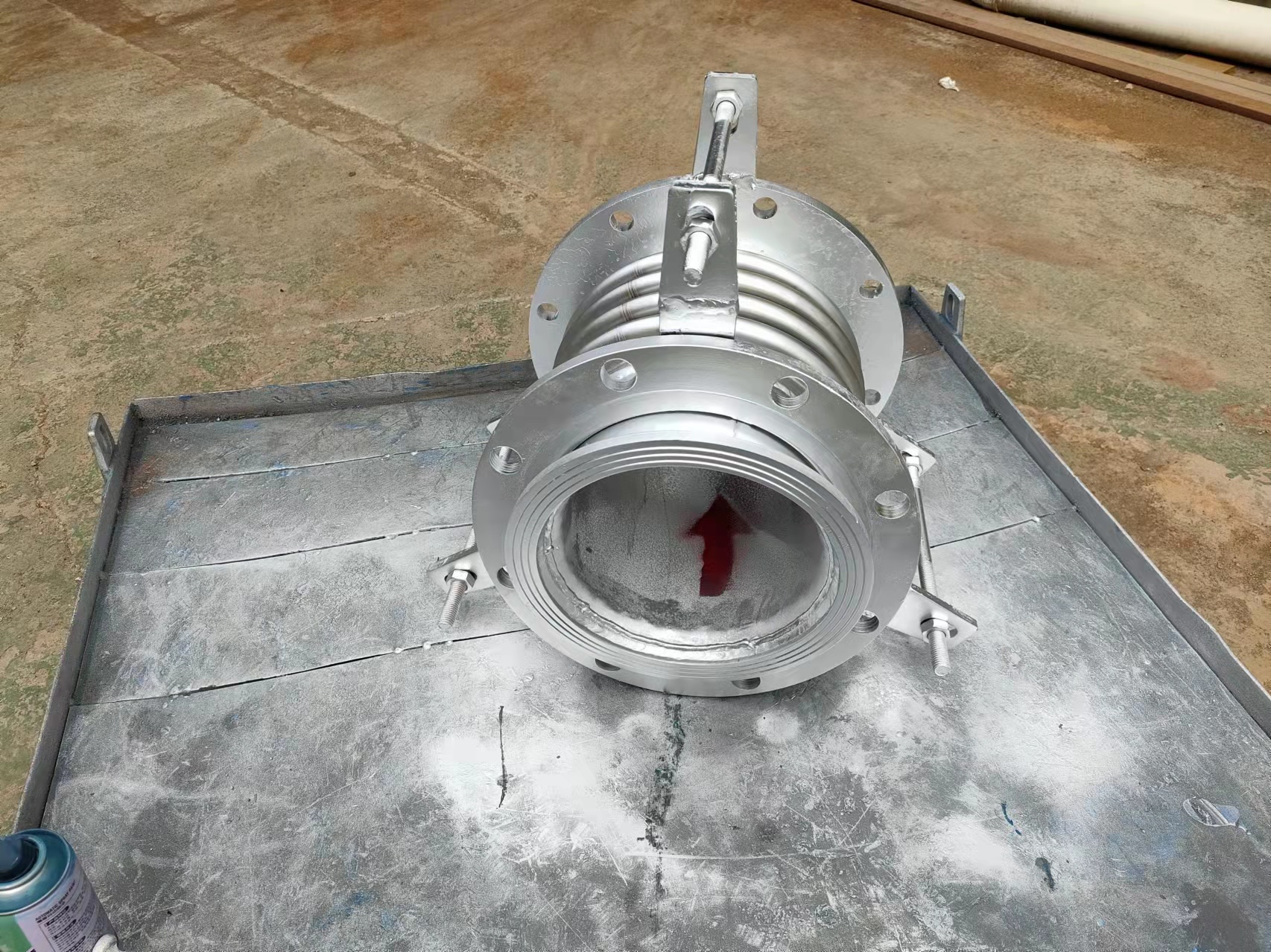 304不銹鋼矩形煙風道法蘭式波紋補償器-的作用